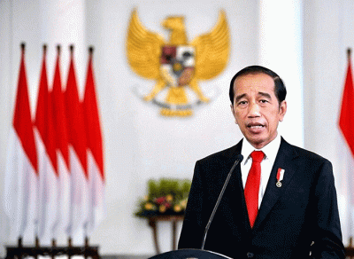 Presiden Joko Widodo menyampaikan sejumlah capaian dan komitmen Indonesia dalam perlindungan laut.