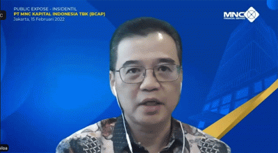 Public Exspose - Insidentil PT MNC Kapital Indonesia Tbk (BCAP) yg diselenggarakan secara daring. Selasa (15/3/2022).