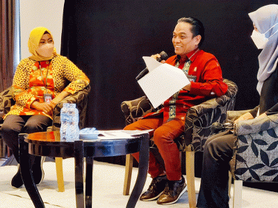 Sharing Session BNPT Bersama Media Massa Dengan Tema Konsep Pentahelix Pencegahan Radikalisme & Teroriame di Jakarta, Jumat, (18/2/2022).