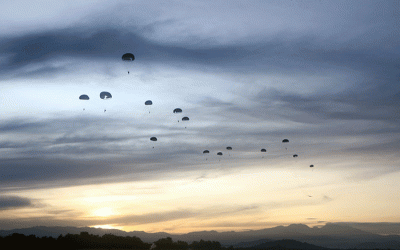 Kopasgat dari Wing Komando II Kopasgat, Batalyon Komando 466 Kopasgat dan Detasemen Pertahanan Udara 472 Kopasgat menerjunkan puluhan pasukannya.