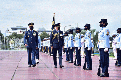 Kasau Marsekal TNI Fadjar  Prasetyo, menerima kunjungan kehormatan Chief of Air Force (CAF) Royal Australian Air Force (RAAF) Air Marshal Mel Hupfeld.