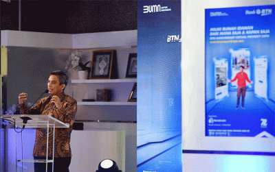BTN Anniversary Virtual Property Expo di Jakarta, Selasa (22/2/2022).