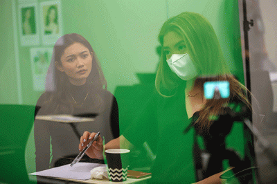 Open Casting untuk original series terbaru Vision+ yang berjudul ‘MenemukanMU’ di iNews Tower, Kebon Sirih, Jakarta Pusat, Selasa (22/2/2022).