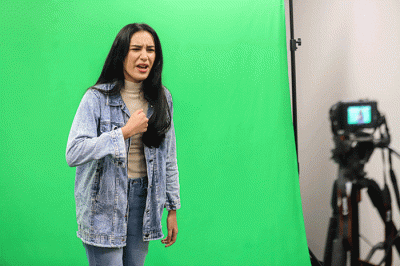 Open Casting untuk original series terbaru Vision+ yang berjudul ‘MenemukanMU’ di iNews Tower, Kebon Sirih, Jakarta Pusat, Selasa (22/2/2022).