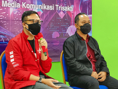Kerjasama pembangunan metaverse Indonesia antara WIR Group dengan Trisakti School Of Multimedia di Jakarta, Kamis (24/2/2022).