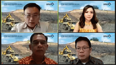 Public Expose Insidental PT MNC Energy Invesments TBK (IATA) yang dilaksanakan secara virtual, Jumat (25/2/2022).