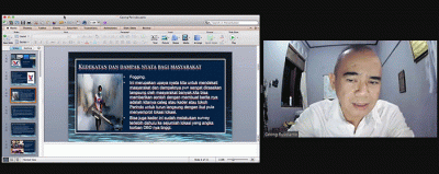 Pelatihan Public Speaking dan Pemberitaan Partai Perindo yang diselenggarakan secara Virtual, Jumat (25/2/2022).