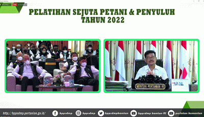 Menteri Pertanian Syahrul Yasin Limpo (Mentan SYL) memberi perhatian khusus terhadap pelatihan petani milenial yang ada di wilayah Merauke, Papua.