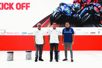 Kick off Mandalika GP Hub di Epicentrum Walk, Jakarta, Minggu (27/2/2022).