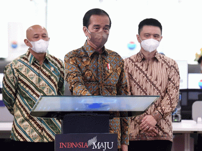 Presiden Joko Widodo mengatakan bahwa Indonesia memiliki potensi yang besar dalam ekonomi digital, yaitu diperkirakan mencapai USD146 miliar pada tahun 2025.
