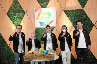 Perayaan HUT ke-23 SP BNI di Jakarta, Kamis (3/3/2022).