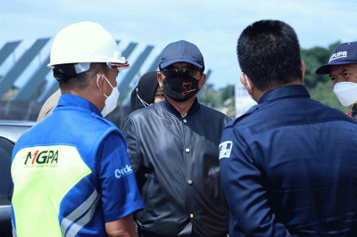 Peninjauan Komandan Lapangan MotoGP dilanjutkan dengan melakukan pengecekan di area Sirkuit dilanjutkan pengecekan di Dog Shelter atau Mandalika Animal Shelter.