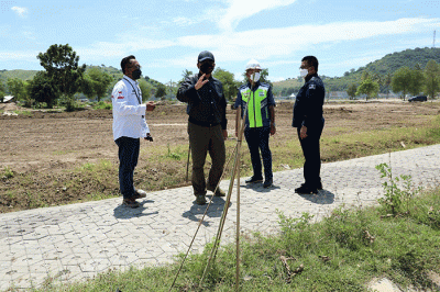 Peninjauan Komandan Lapangan MotoGP dilanjutkan dengan melakukan pengecekan di area Sirkuit dilanjutkan pengecekan di Dog Shelter atau Mandalika Animal Shelter.