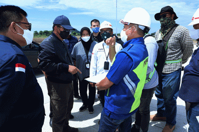 Peninjauan Komandan Lapangan MotoGP dilanjutkan dengan melakukan pengecekan di area Sirkuit dilanjutkan pengecekan di Dog Shelter atau Mandalika Animal Shelter.