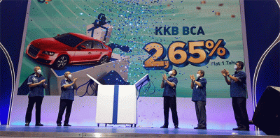 BCA Expoversary 2022 di Indonesia Convention Exhibition (ICE) BSD, Kamis (10/3/2022).