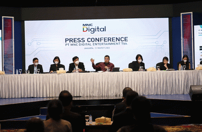 RUPSLB MNC Digital di iNews Tower Jakarta, Jumat (11/3/2022).