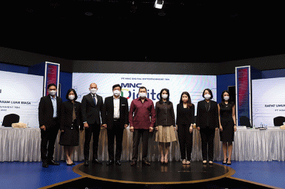 RUPSLB MNC Digital di iNews Tower Jakarta, Jumat (11/3/2022).