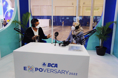 BCA Expoversary 2022, Tangerang Selatan, Banten, Sabtu (12/3/2022).