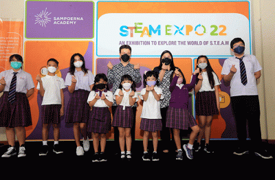 Science, Technology, Engineering, Arts, dan Mathematics (STEAM) Expo di BSD City, Tangerang Selatan, Banten, Jumat (11/3/2022).