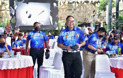 Kasau Marsekal TNI Fadjar Prasetyo, menghadiri dan sekaligus berpartisipasi ikut dalam lomba menembak piala Danpaspampres tahun 2022.