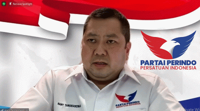 Ketua Umum Partai Persatuan Indonesia (Perindo) Hary Tanoesoedibjo menargetkan perolehan suara tiga kali lipat di Provinsi Maluku.