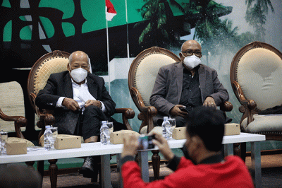 Diskusi Forum Legislasi di Nusantara Ill, Kompleks Parlemen MPR/DPR-DPD Senayan, Jakarta, Selasa (15/3/2022).