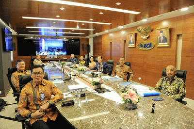 Rapat Umum Pemegang Saham Tahunan (RUPST) BCA di Jakarta, Kamis (17/3/2022).