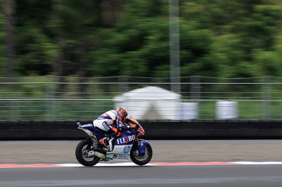 Latihan bebas 2 Moto2 seri Pertamina Grand Prix of Indonesia 2022 di Pertamina Mandalika International Street Circuit, Lombok Tengah, NTB, Jumat (18/3/2022).