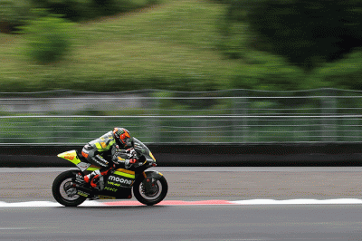 Latihan bebas 2 Moto2 seri Pertamina Grand Prix of Indonesia 2022 di Pertamina Mandalika International Street Circuit, Lombok Tengah, NTB, Jumat (18/3/2022).