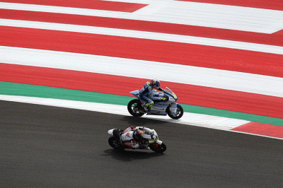 Latihan bebas 2 Moto2 seri Pertamina Grand Prix of Indonesia 2022 di Pertamina Mandalika International Street Circuit, Lombok Tengah, NTB, Jumat (18/3/2022).
