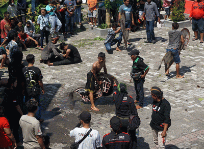 Kegiatan car free day (CFD) di Kelurahan Gunungpati, Kota Semarang, Jawa Tengah, kembali bergeliat, Minggu (20/3/2022).