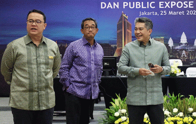 Rapat Umum Pemegang Saham Tahunan (RUPST) dan Paparan Publik Maybank di Jakarta, Jumat (25/3/2022).