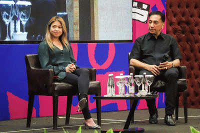 Managing Director Vision Plus & Executive Producer Vision Pictures, Clarissa Tanoesoedibjo (kiri) menjadi pembicara dalam Kongres BPI.