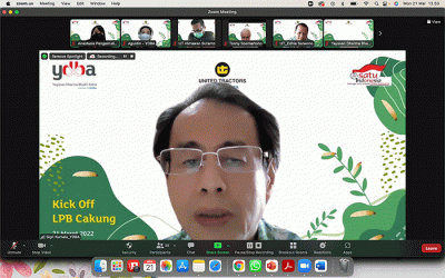 Seremoni Peresmian Program Pembinaan Perdana bagi UMKM binaan Lembaga Pengembangan Bisnis (LPB) Cakung di Jakarta Timur.