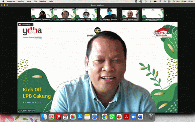 Seremoni Peresmian Program Pembinaan Perdana bagi UMKM binaan Lembaga Pengembangan Bisnis (LPB) Cakung di Jakarta Timur.