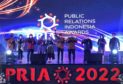 Ajang Public Relation Indonesia Awards (PRIA) 2022 yang diselenggarakan oleh PR Indonesia Group dalam acara The 7th PRIA.