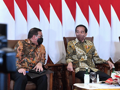 Presiden Joko Widodo membuka Rapat Koordinasi Nasional Transformasi Digital dan Pendataan Lengkap Koperasi dan Usaha Mikro Kecil Menengah Tahun 2022.