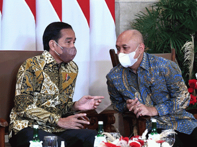Presiden Joko Widodo membuka Rapat Koordinasi Nasional Transformasi Digital dan Pendataan Lengkap Koperasi dan Usaha Mikro Kecil Menengah Tahun 2022.
