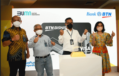 Peluncuran Tabungan BTN Bisnis di Jakarta, Rabu (30/3/2022).