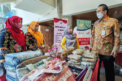 Rakornas Upaya Penghormatan Pelindungan dan Pemenuhan Hak Penyandang Disabilitas di Kantor Kemensos, Jakarta Pusat, Selasa, (5/4/2022).