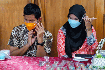 Rakornas Upaya Penghormatan Pelindungan dan Pemenuhan Hak Penyandang Disabilitas di Kantor Kemensos, Jakarta Pusat, Selasa, (5/4/2022).