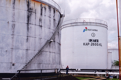 Kesiapan stok BBM dan LPG aman saat Ramadhan dan Idul Fitri di TBBM dan Depot Pertamina Makassar, Kamis (7/4/2022).