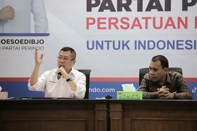 Ketua Umum DPP Partai Perindo, Hary Tanoesoedibjo menyampaikan bahwa pelantikan tokoh sebagai kader partainya ini bukan kali pertama dilakukan.