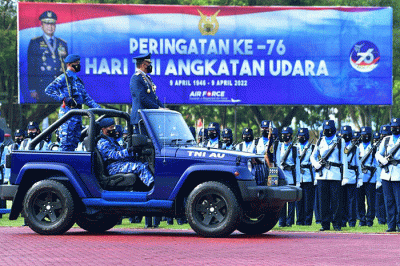 Kasau Marsekal TNI Fadjar Prasetyo, menegaskan di tengah berbagai ujian yang dihadapi bangsa Indonesia, TNI AU senantiasa berusaha hadir membantu pemerintah.
