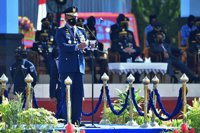Kasau Marsekal TNI Fadjar Prasetyo, menegaskan di tengah berbagai ujian yang dihadapi bangsa Indonesia, TNI AU senantiasa berusaha hadir membantu pemerintah.