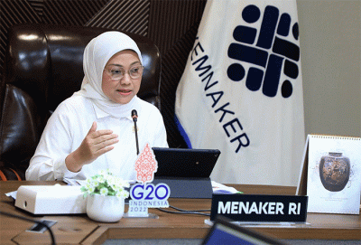 Ida Fauziyah mengemukakan berbagai upaya yang dilakukan Kemennaker dalam memberdayakan dan memberikan perlindungan terhadap tenaga kerja perempuan.