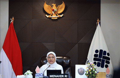 Ida Fauziyah mengemukakan berbagai upaya yang dilakukan Kemennaker dalam memberdayakan dan memberikan perlindungan terhadap tenaga kerja perempuan.