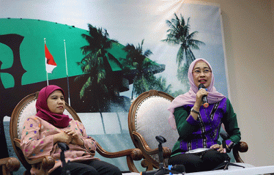 Diskusi Dialektika, Demokrasi di Media Center, Gedung Nusantara III, Kompleks Parlemen MPR/DPR-DPD, Senayan, Jakarta, Kamis (14/4/2022).