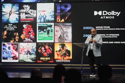 Penandatanganan kerjasama Vision+ x Dolby (Singapura) di MNC Conference Hall, Kebon Sirih, Jakarta Pusat, Kamis (14/4/2022).