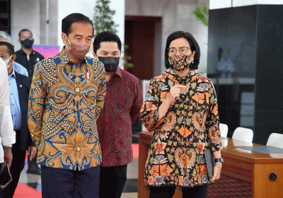 Presiden Jokowi Sambut Baik Kerja Sama Investasi INA dengan Hutama Karya dan Waskita Karya.